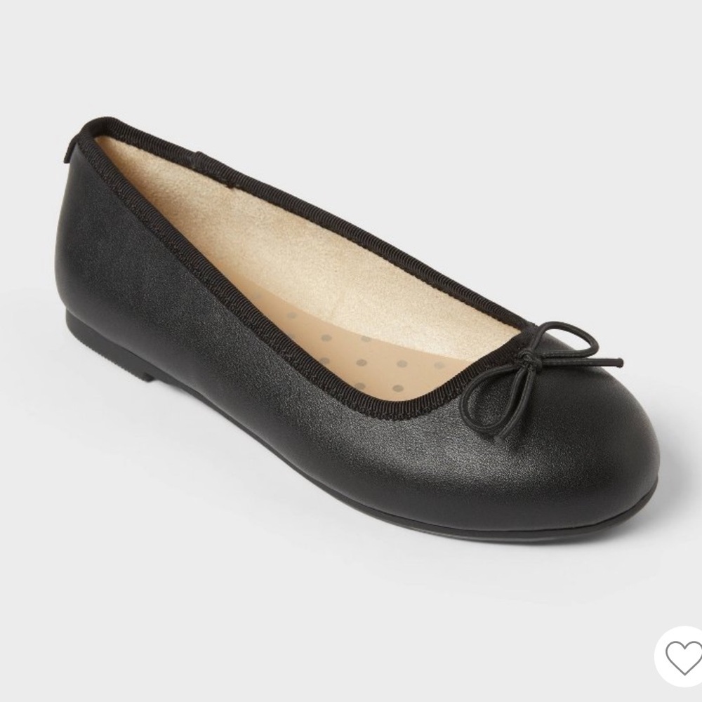 Cat & Jack girls Classic Black Ballet Flats size 13